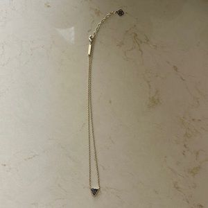 Kendra Scott gold necklace. Adjustable